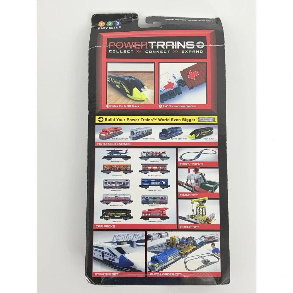 New Power Trains Tokyo Bullet 4 Pack Series 3 Jakks Pacific Train Cars